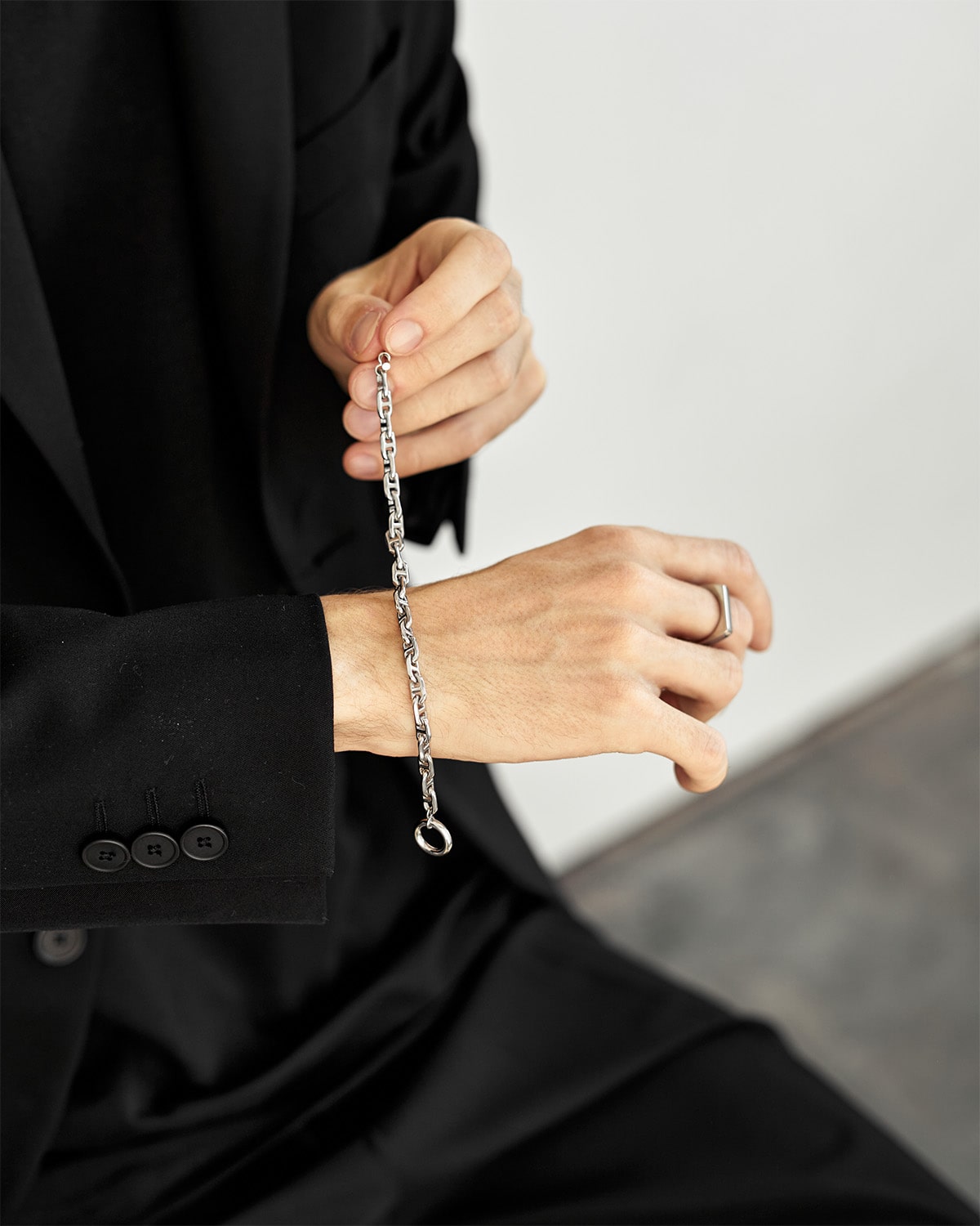 ブレスレットシルバー華奢