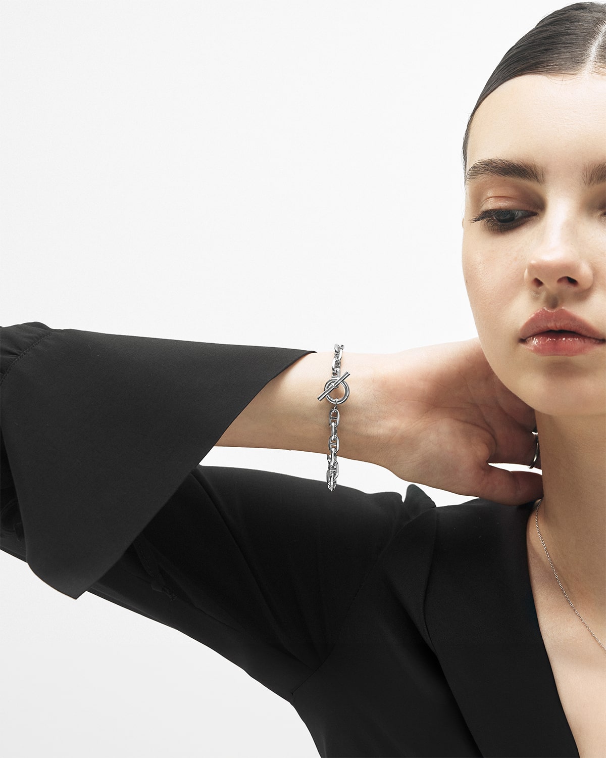 アンカーチェーンブレスレット レディース