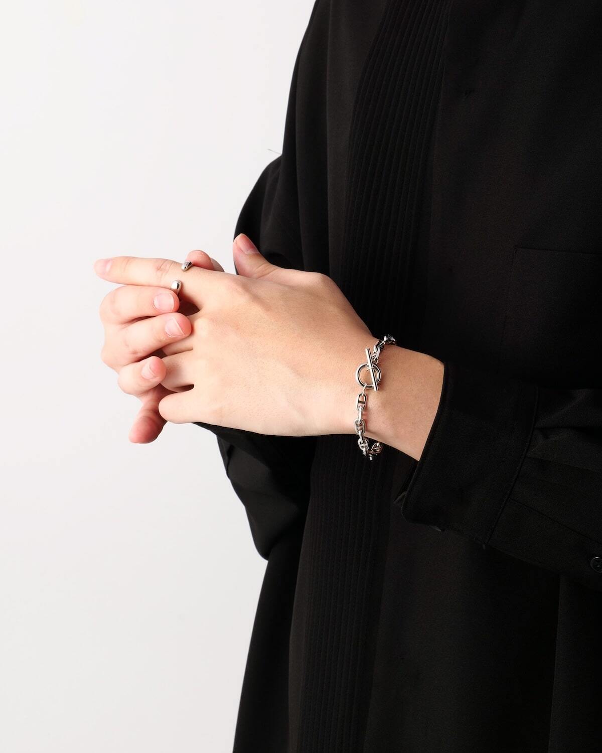 アンカーチェーンブレスレットとリング