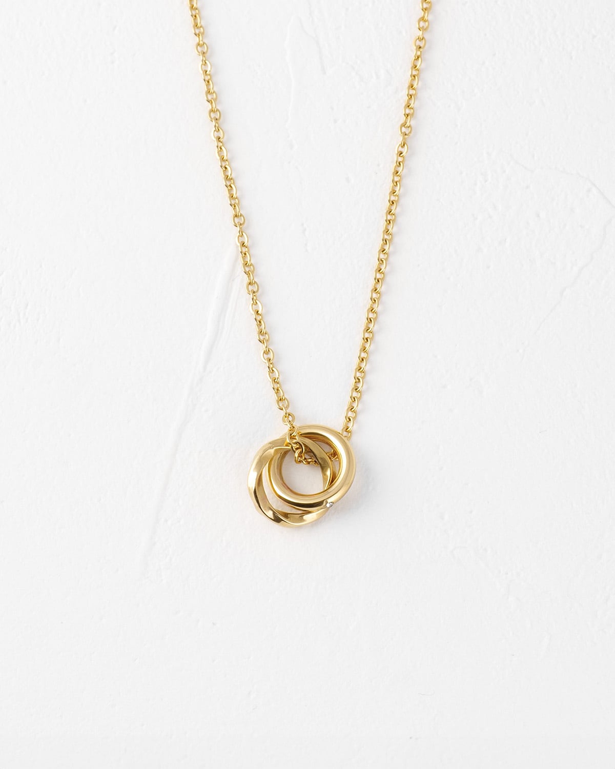 Double ring necklace ダブルリングネックレス｜GLUCK（グルック）公式通販サイト