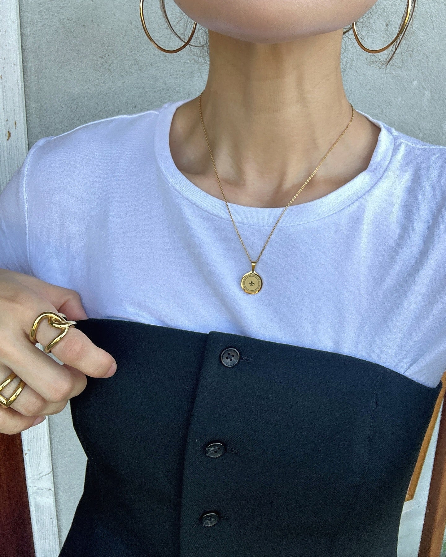 コインネックレスレディース