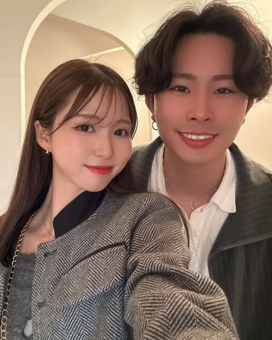 お揃いで願う、幸運のホースシューネックレス。