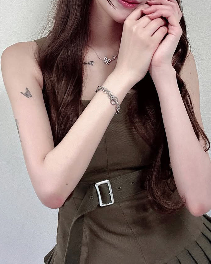 “こなれ感”が叶うチェーンブレスレット