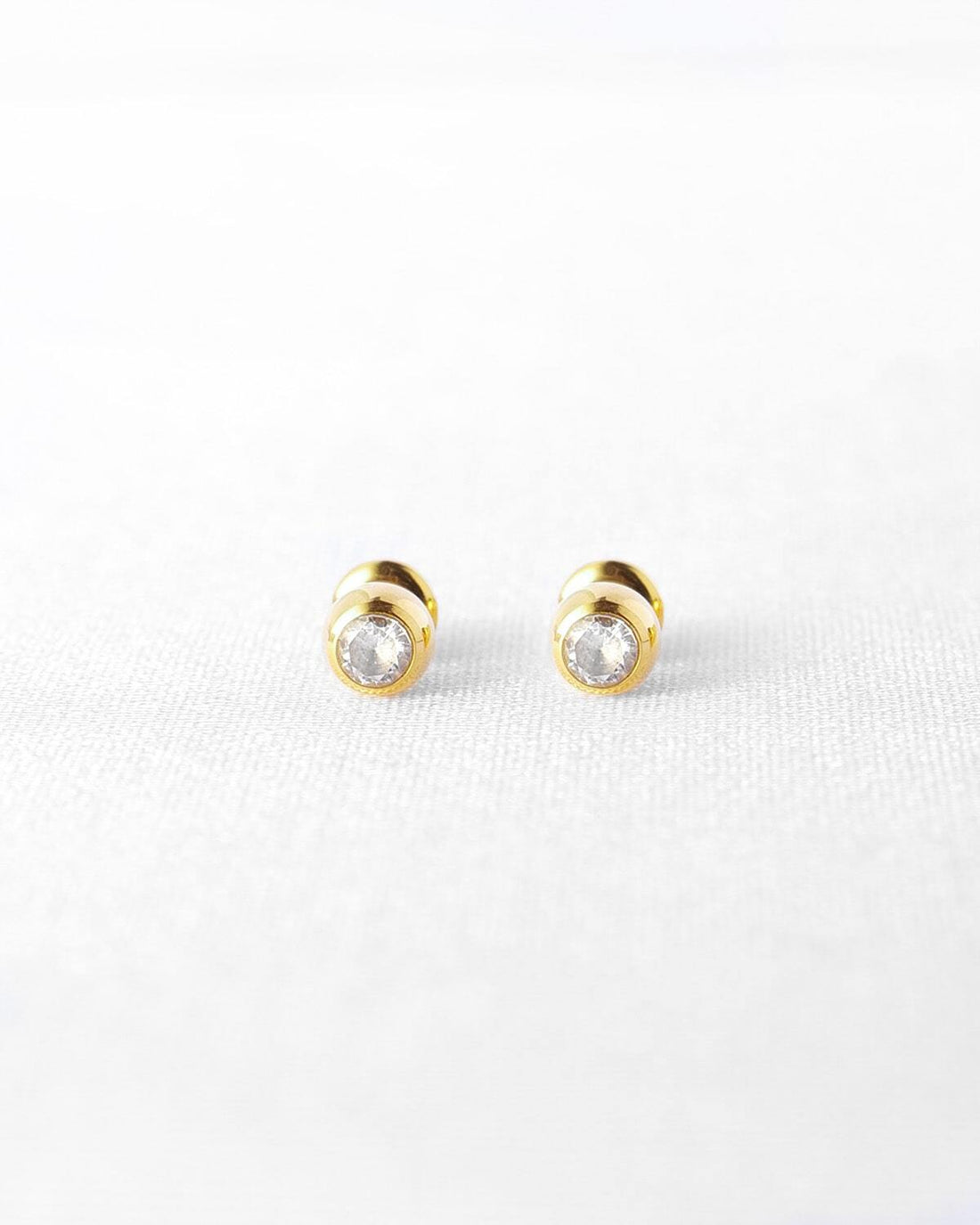 スタッツピアス ゴールド