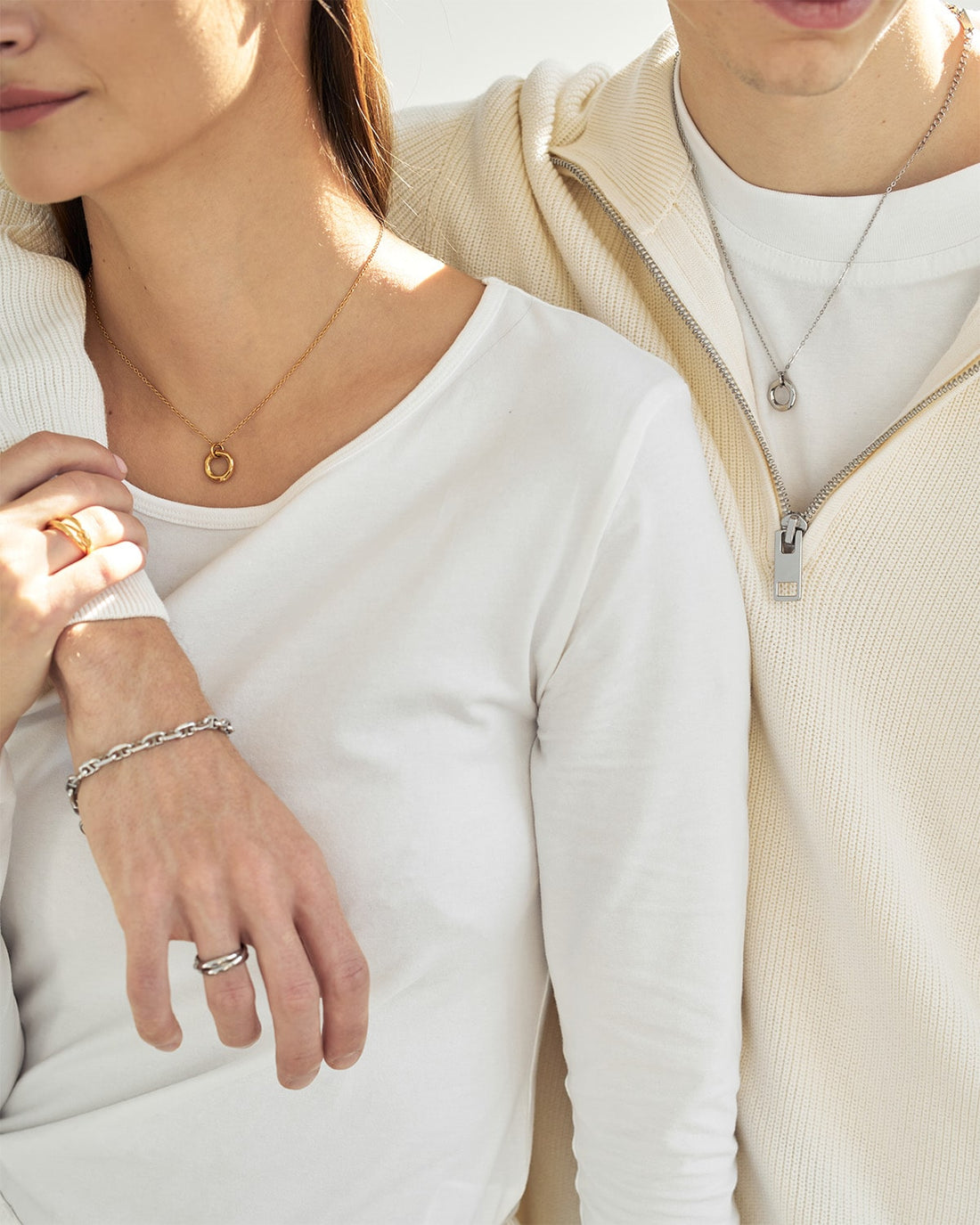 Round Necklace ペアコーディネート