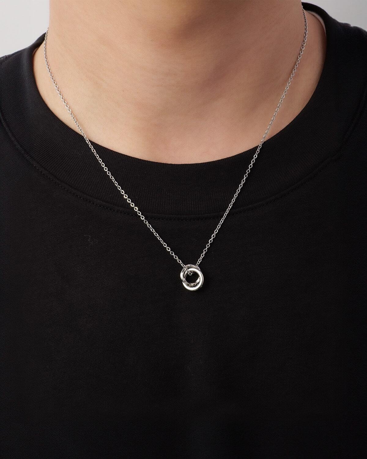 Double ring necklace ダブルリングネックレス｜GLUCK（グルック）公式通販サイト