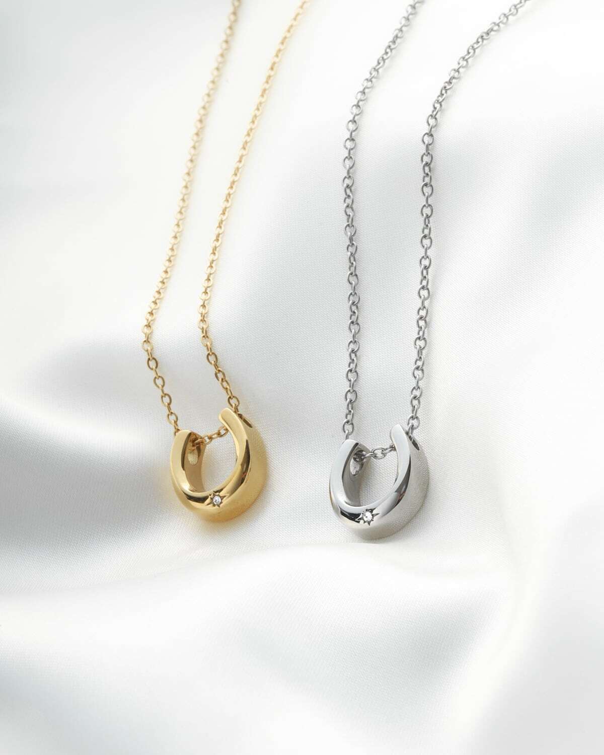 Horseshoe Necklace & Link ring set ホースシューネックレス&リング｜GLUCK（グルック）公式通販サイト