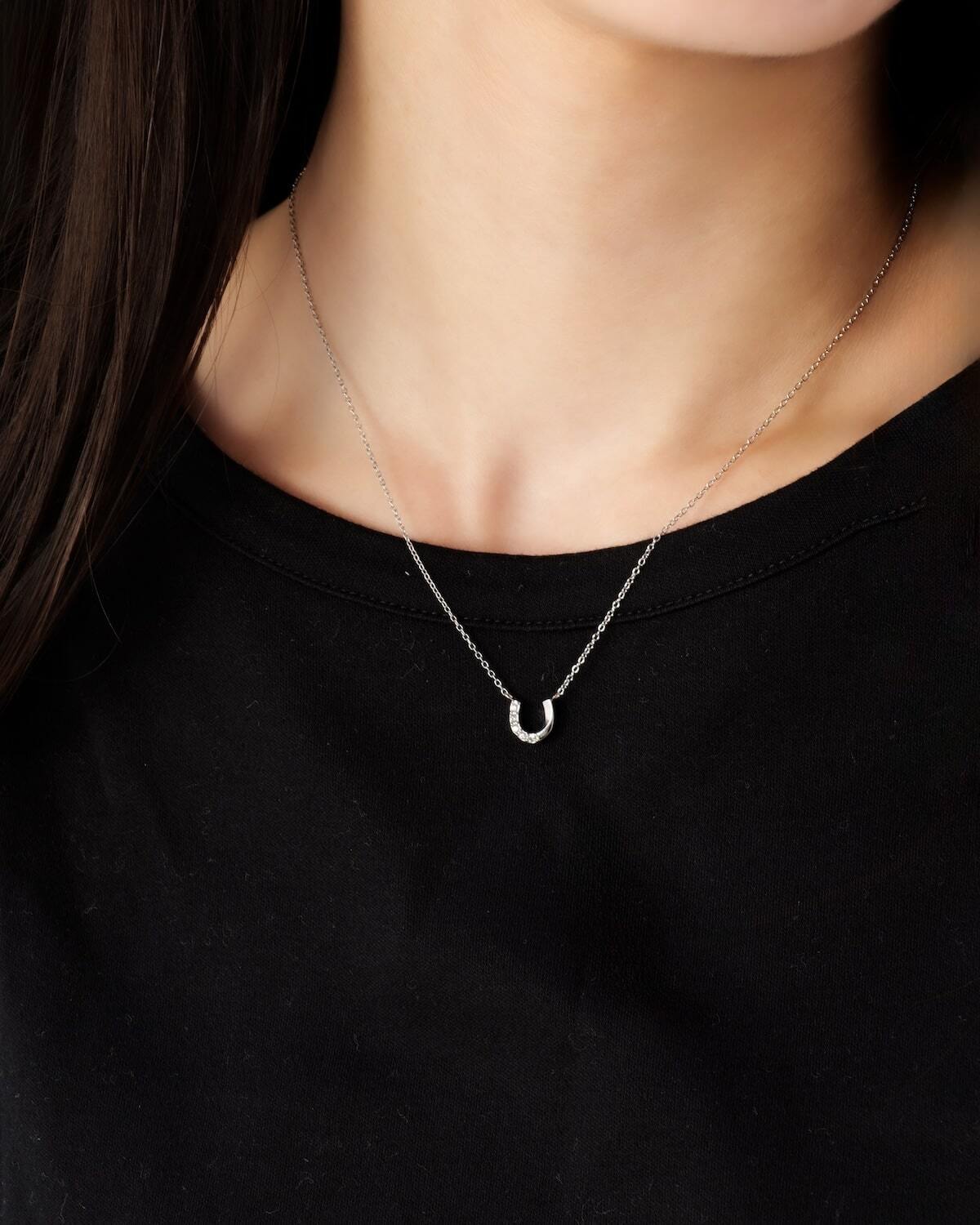 Mini Horseshoe Necklace