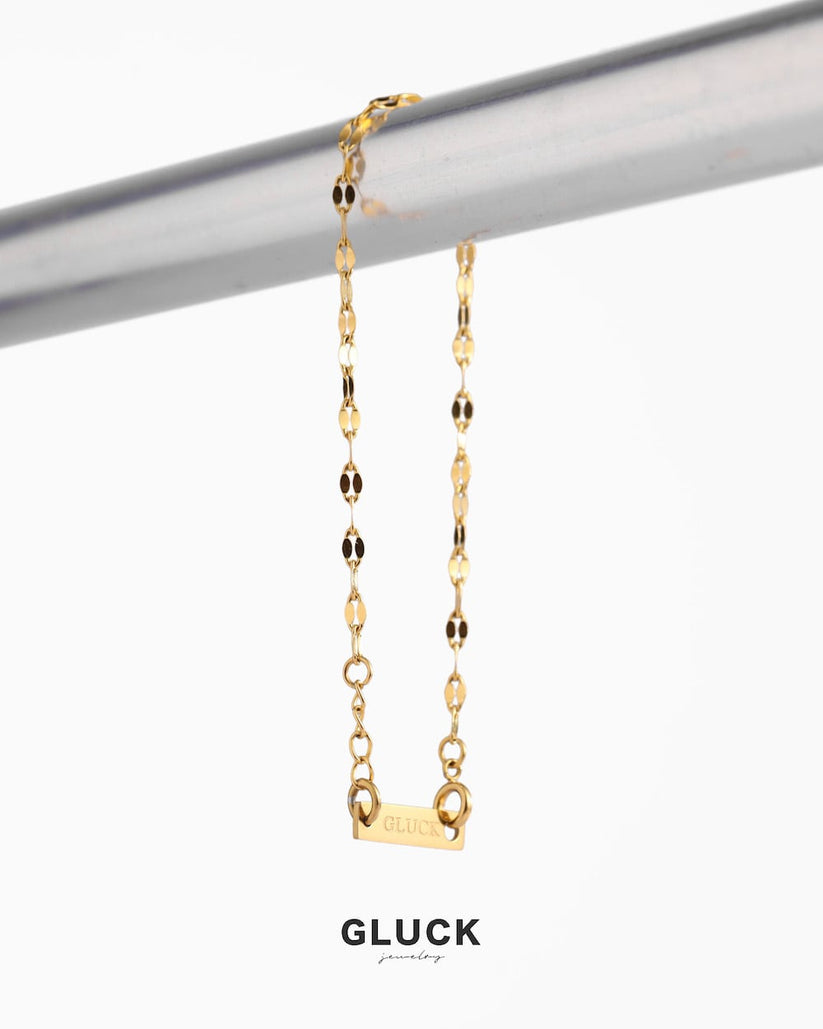 ペタルブレスレット ゴールド レディース