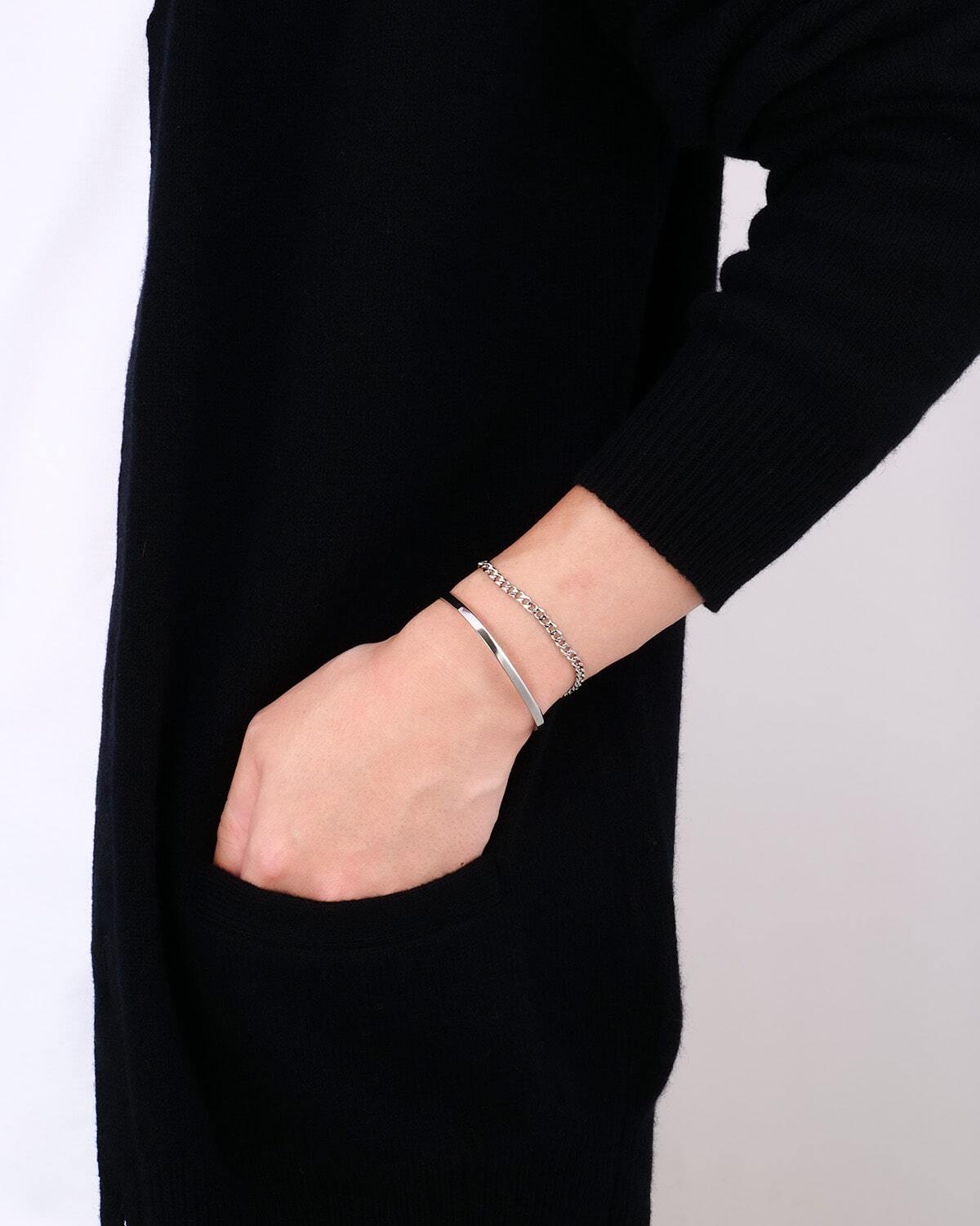 chain-bracelet, 高級感, シンプルチェーン, 長く使える