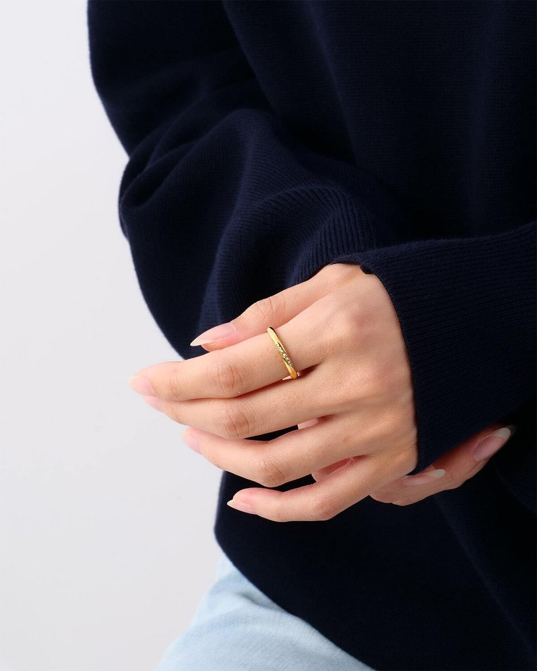 Glitter Ring リングゴールド