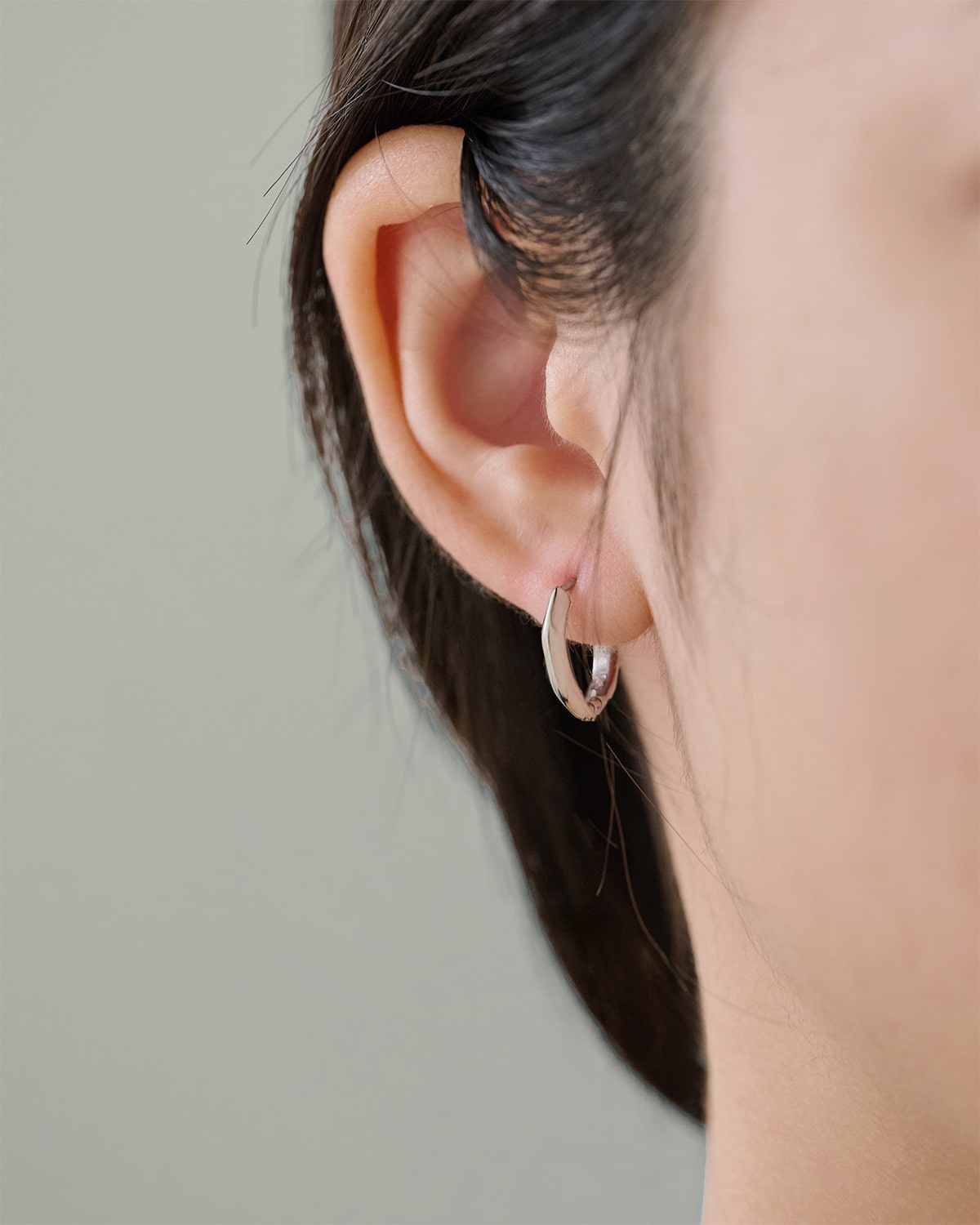 フープピアスシルバー