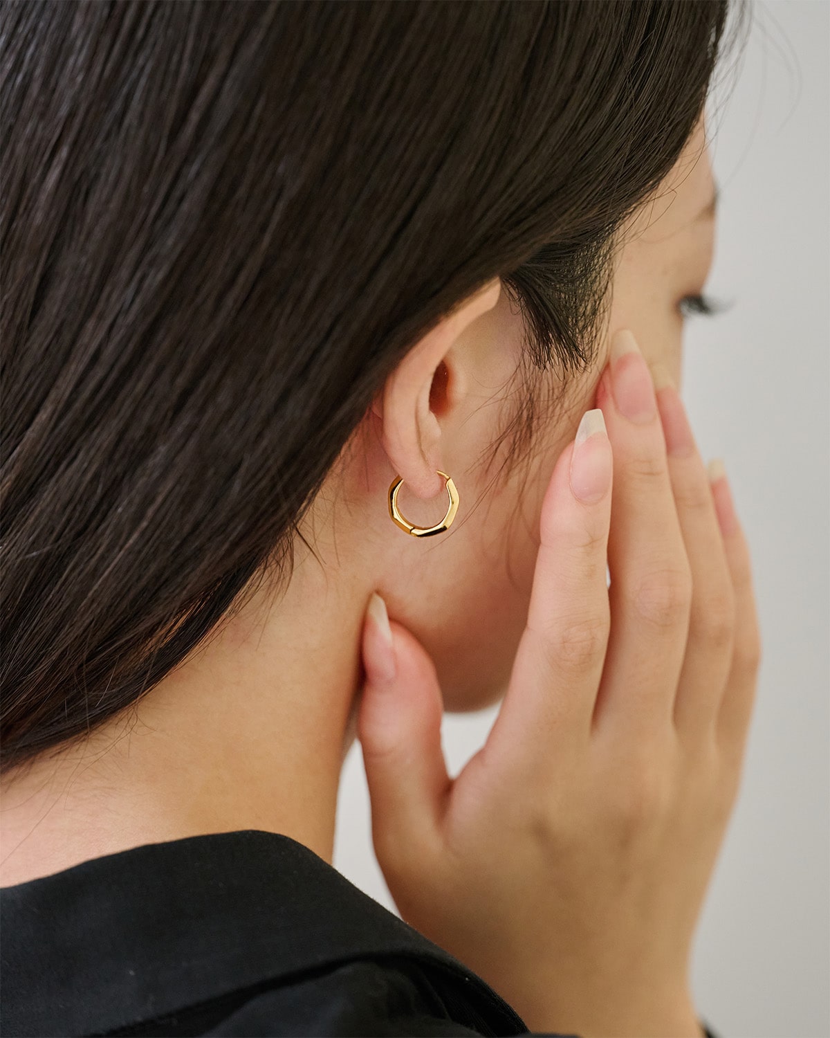 フープピアスゴールド