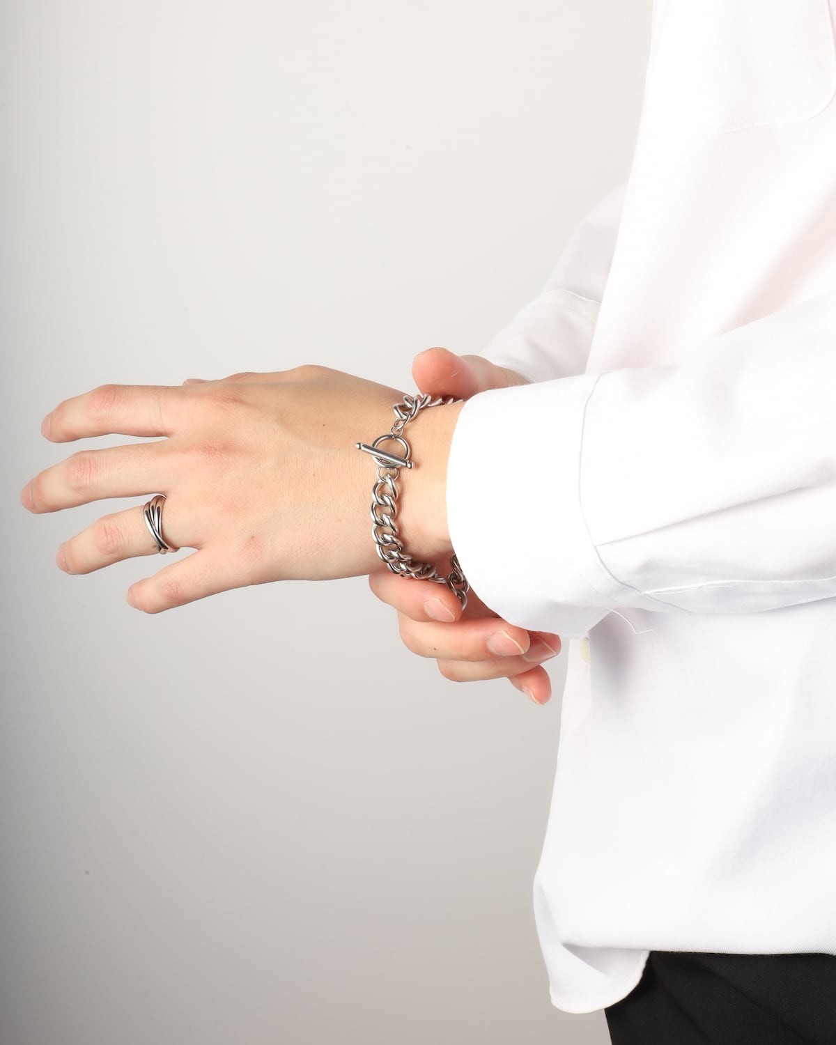 Flat chain bracelet/silver ブレスレット｜GLUCK（グルック）公式通販サイト