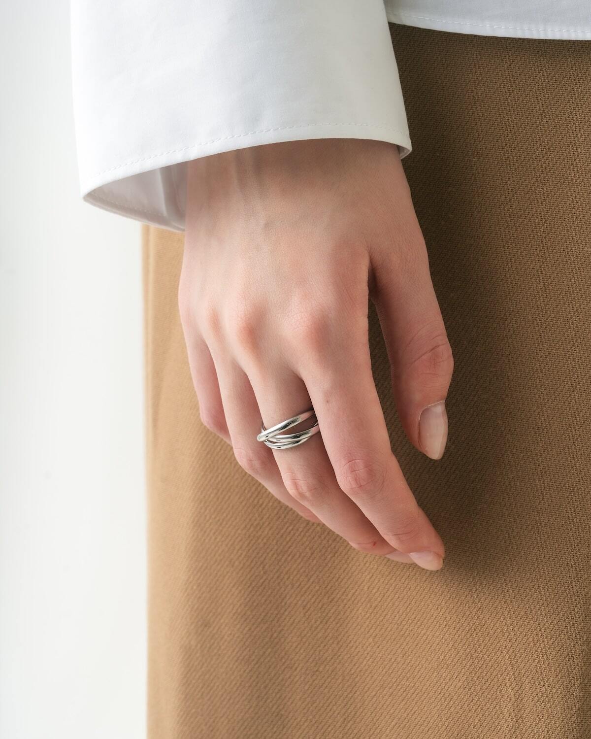 Drei Ring 重ねづけ 立体感 洗練
