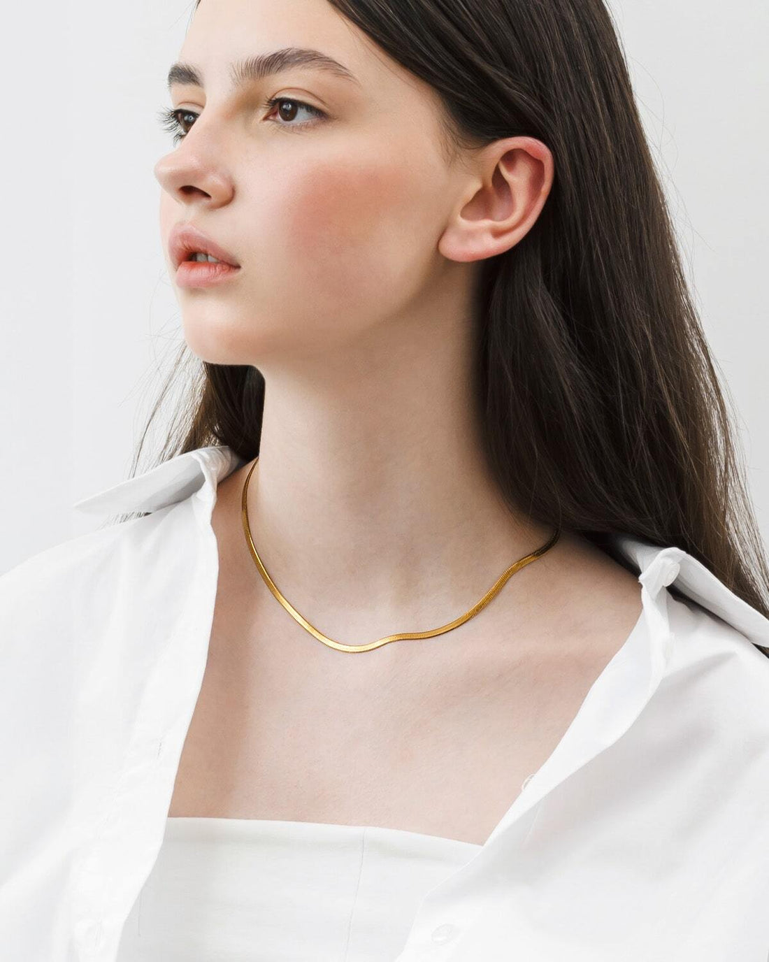 スネークネックレス3mm サージカルステンレス