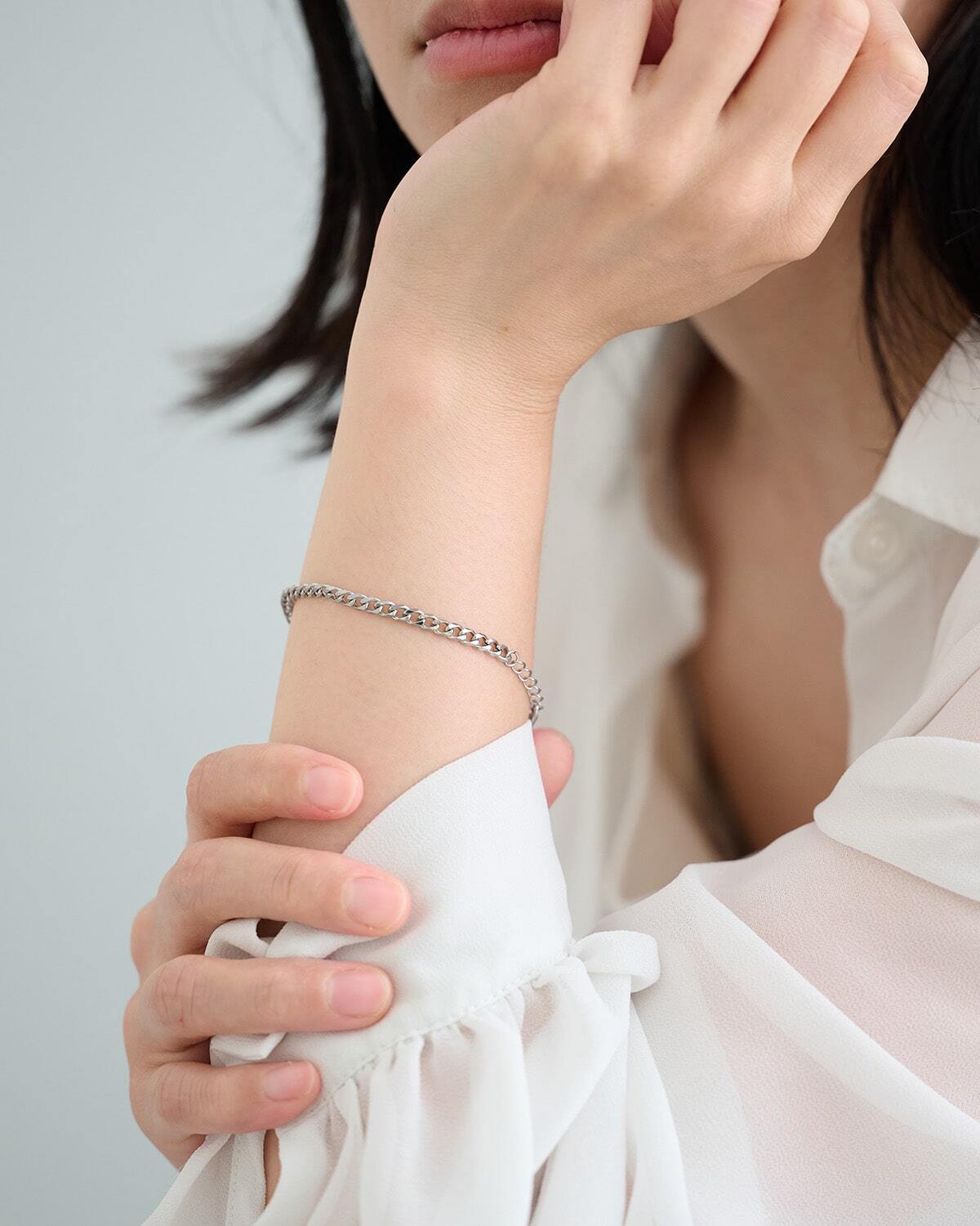 Chain Bracelet レディース シルバー