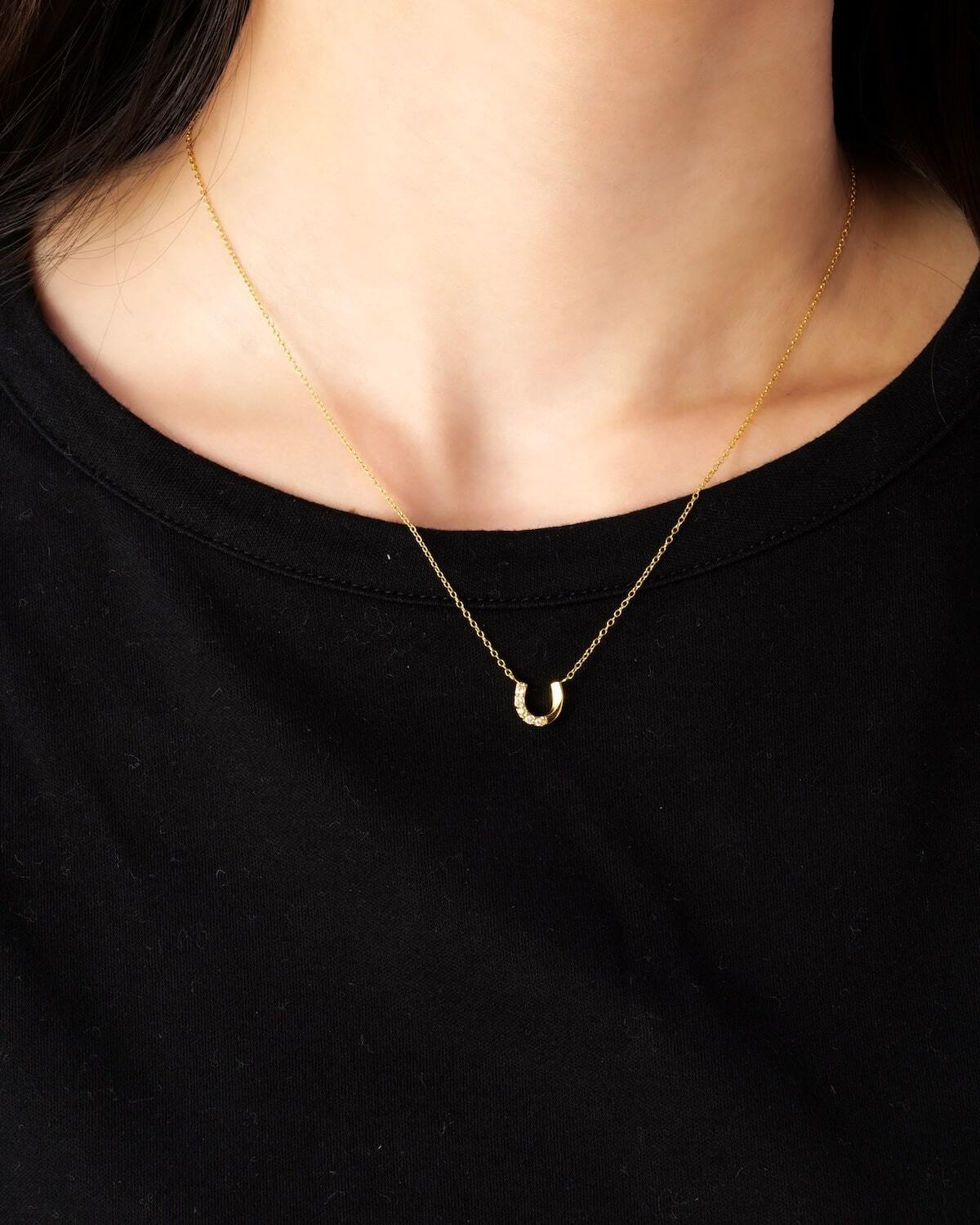 Mini Horseshoe Necklace