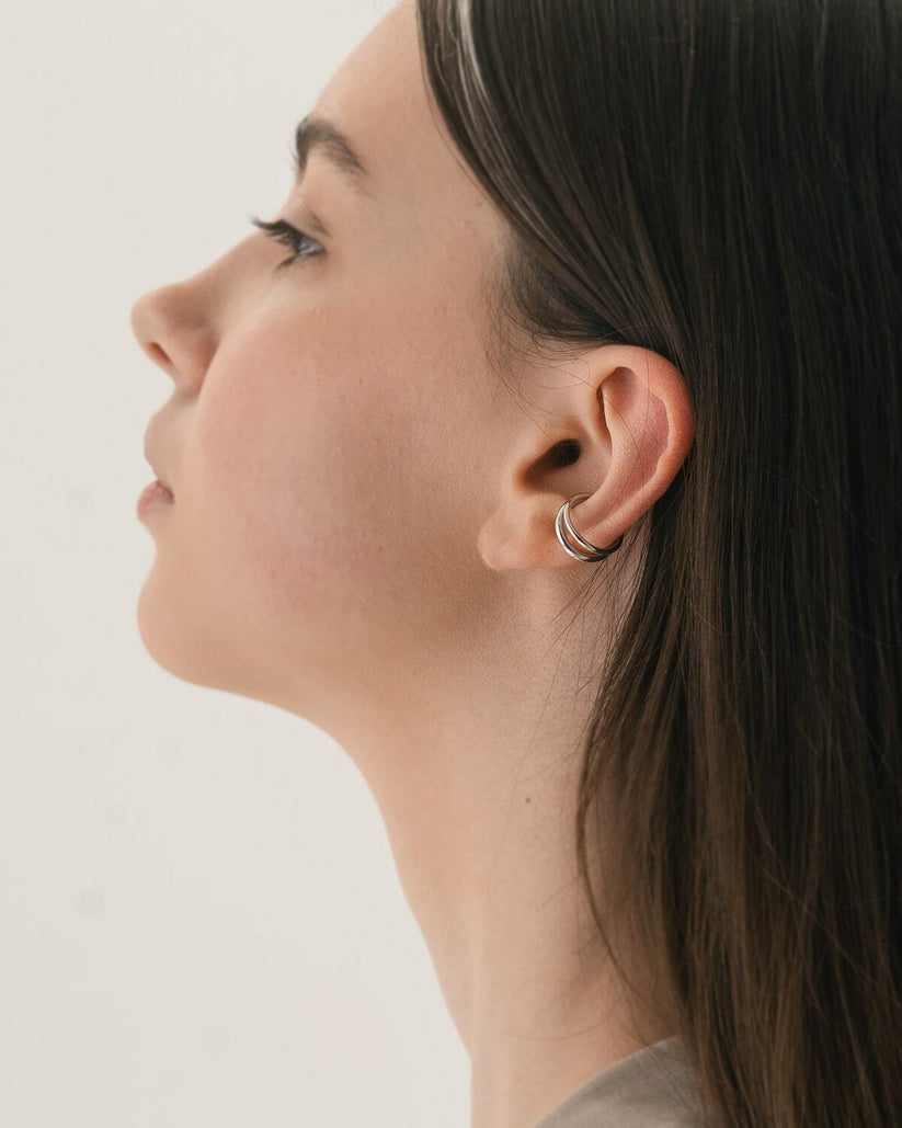 ラインイヤーカフLine ear cuff