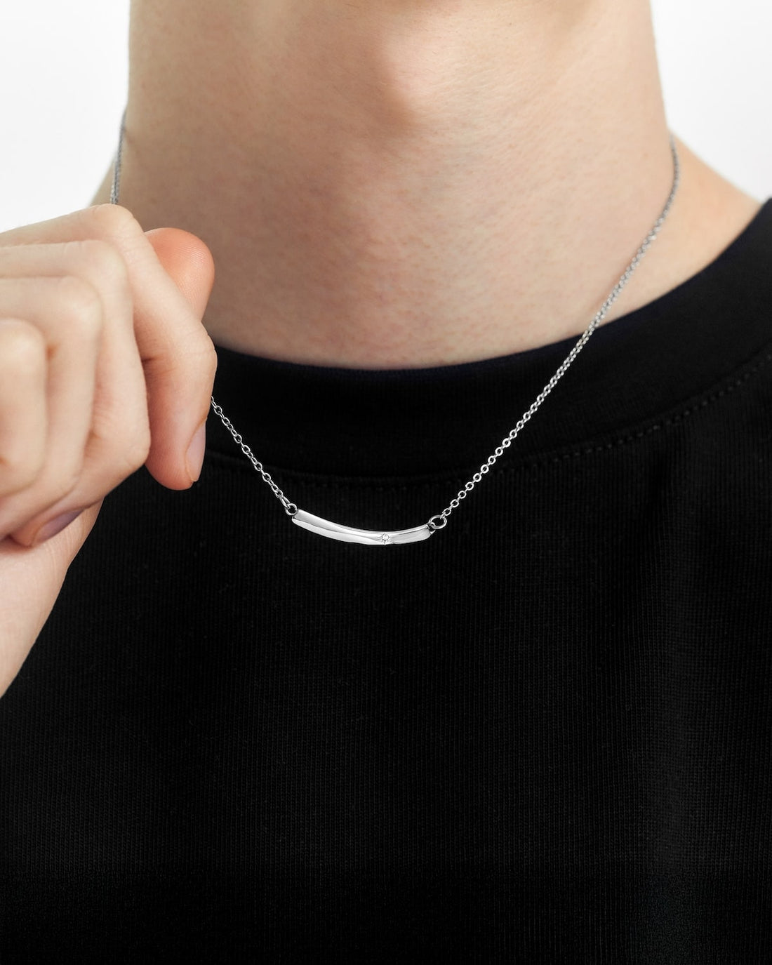 Bar Necklace まっすぐ直線ネックレス