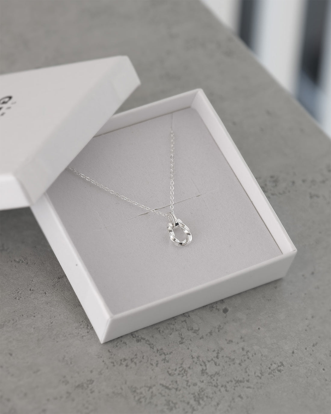 Twist Horseshoe Necklace, lucky, elegant