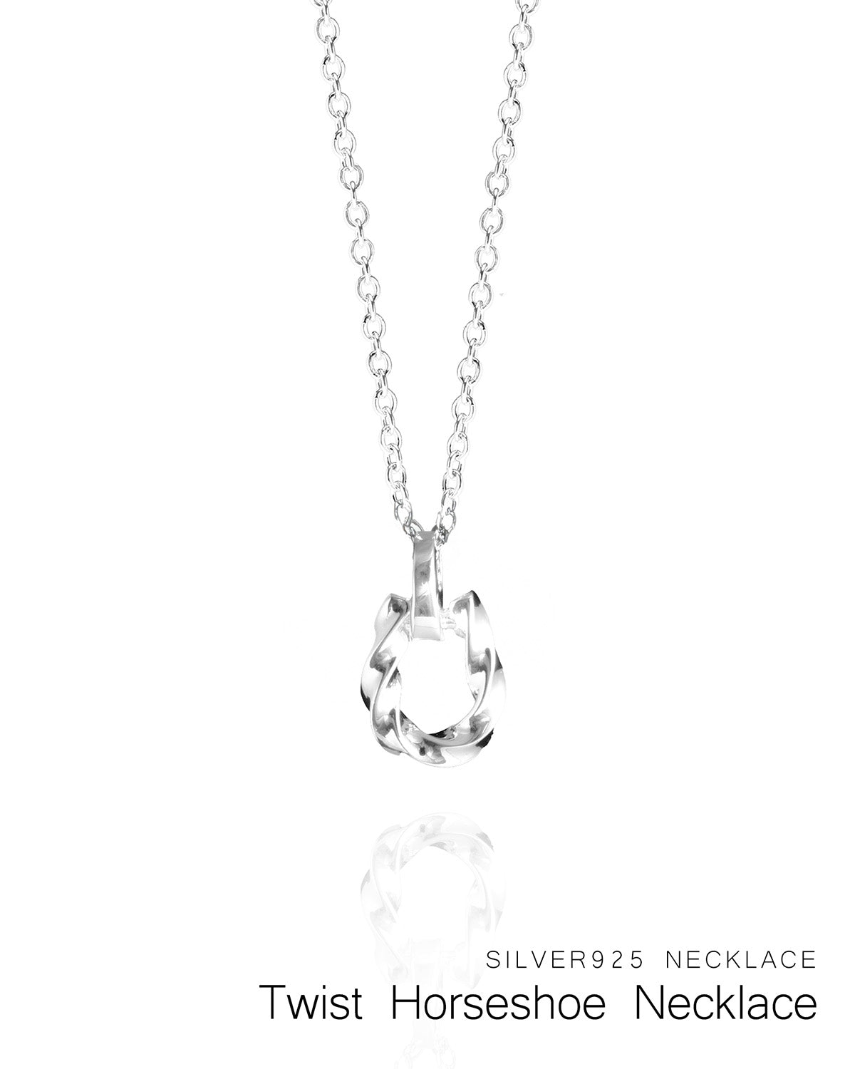 Twist Horseshoe Necklace S925シルバー925