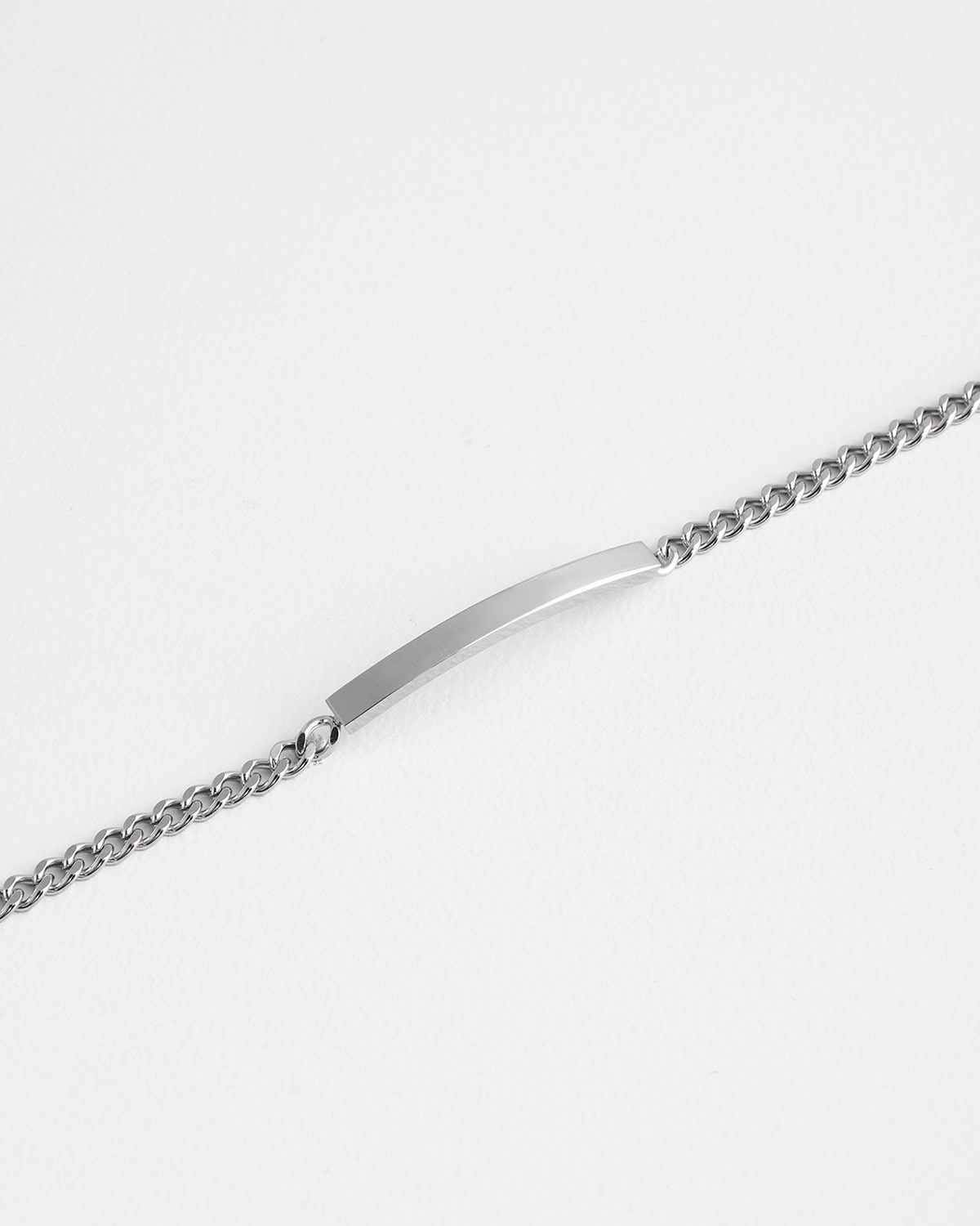 Plate Chain Bracelet ゴールド ブレスレット画像