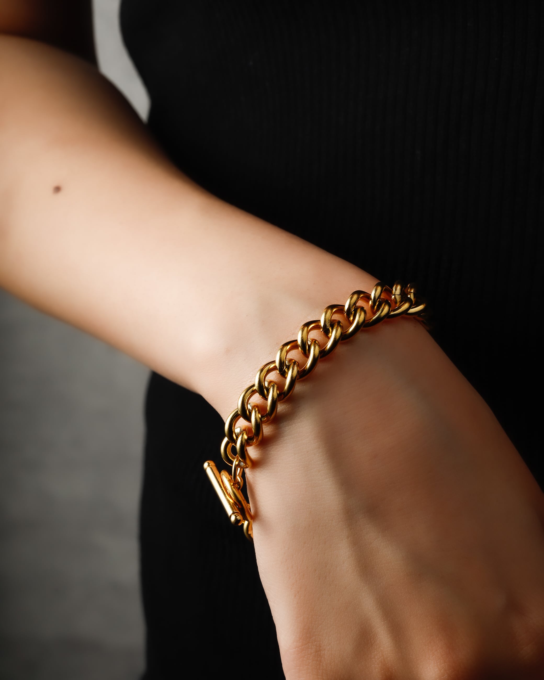 Flat chain bracelet/gold ブレスレット｜GLUCK（グルック）公式通販サイト