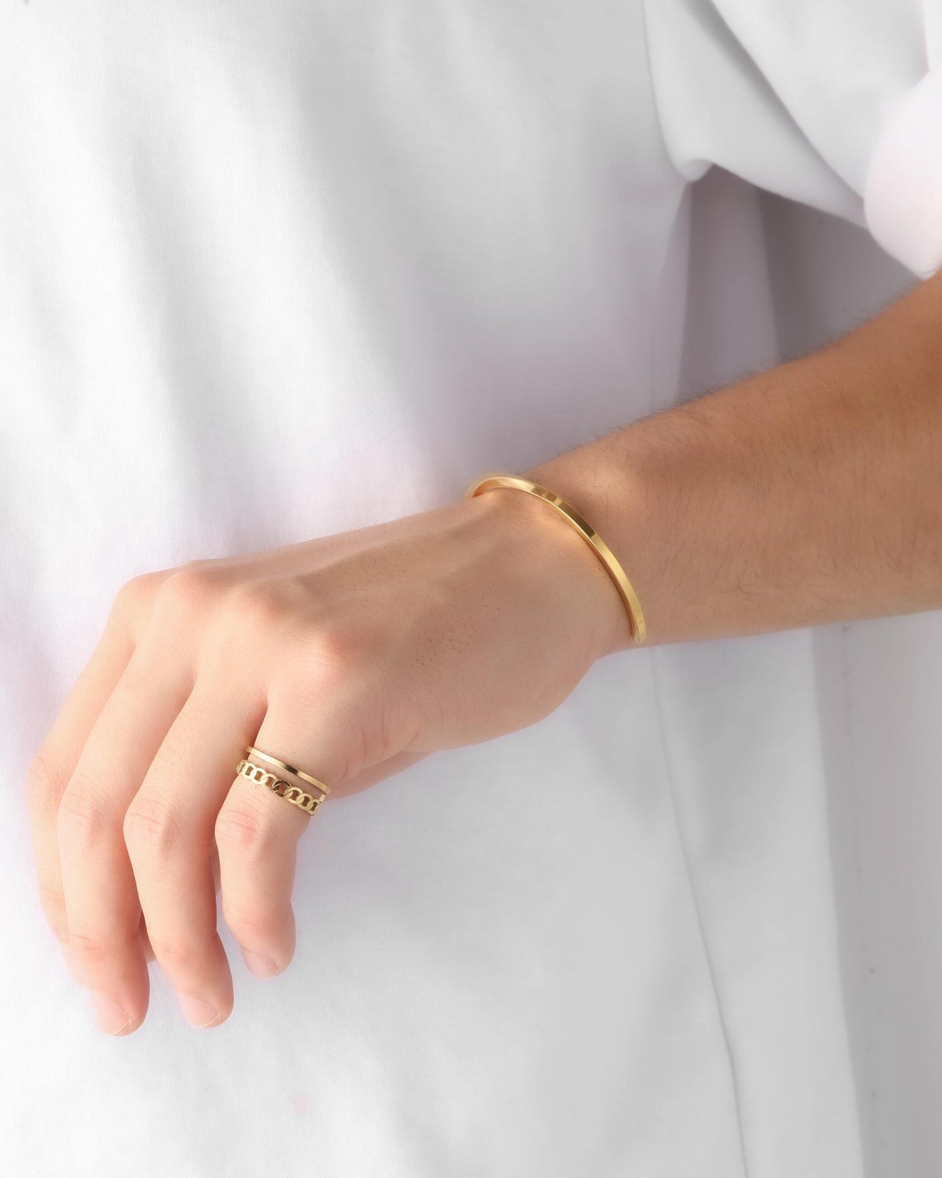 Double Kihei Ring 2連 ボリューム感