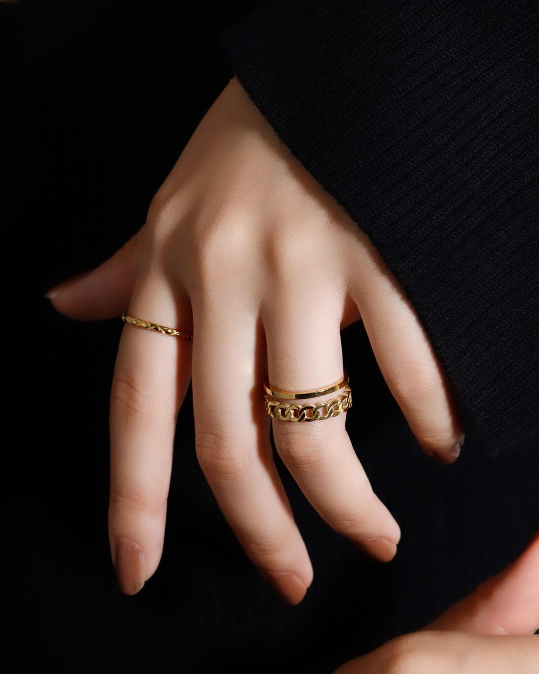 Double Kiihei Ring ユニセックス 重厚感