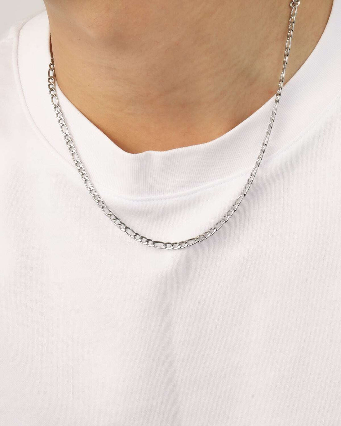Figaro chain necklace メンズ ネックレス シルバー