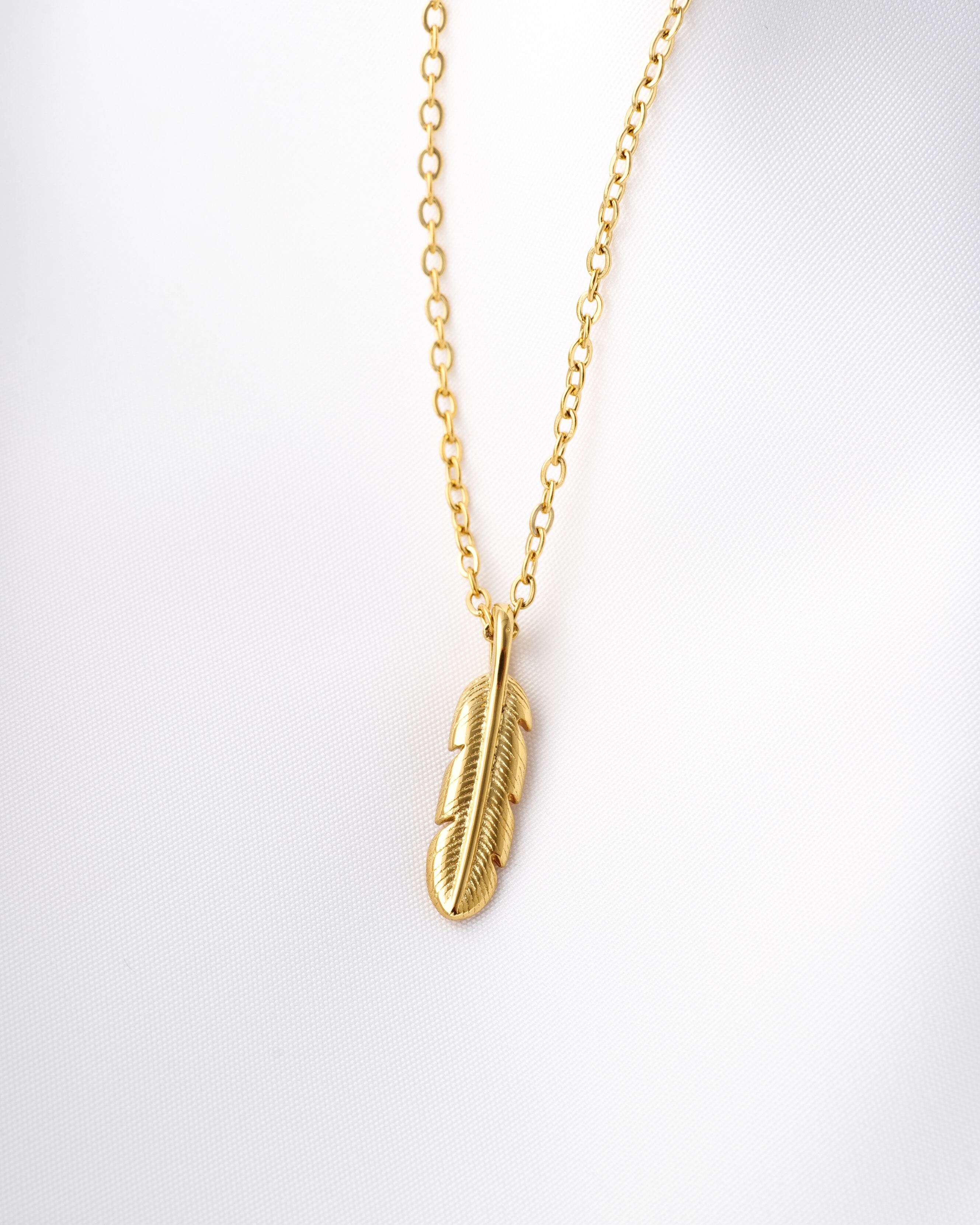 Feather necklace フェザーネックレス｜GLUCK（グルック）公式通販サイト