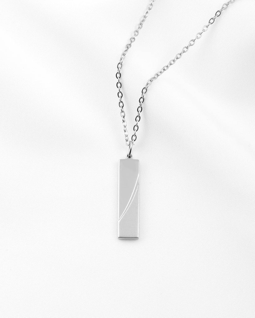 プレートネックレスシルバー