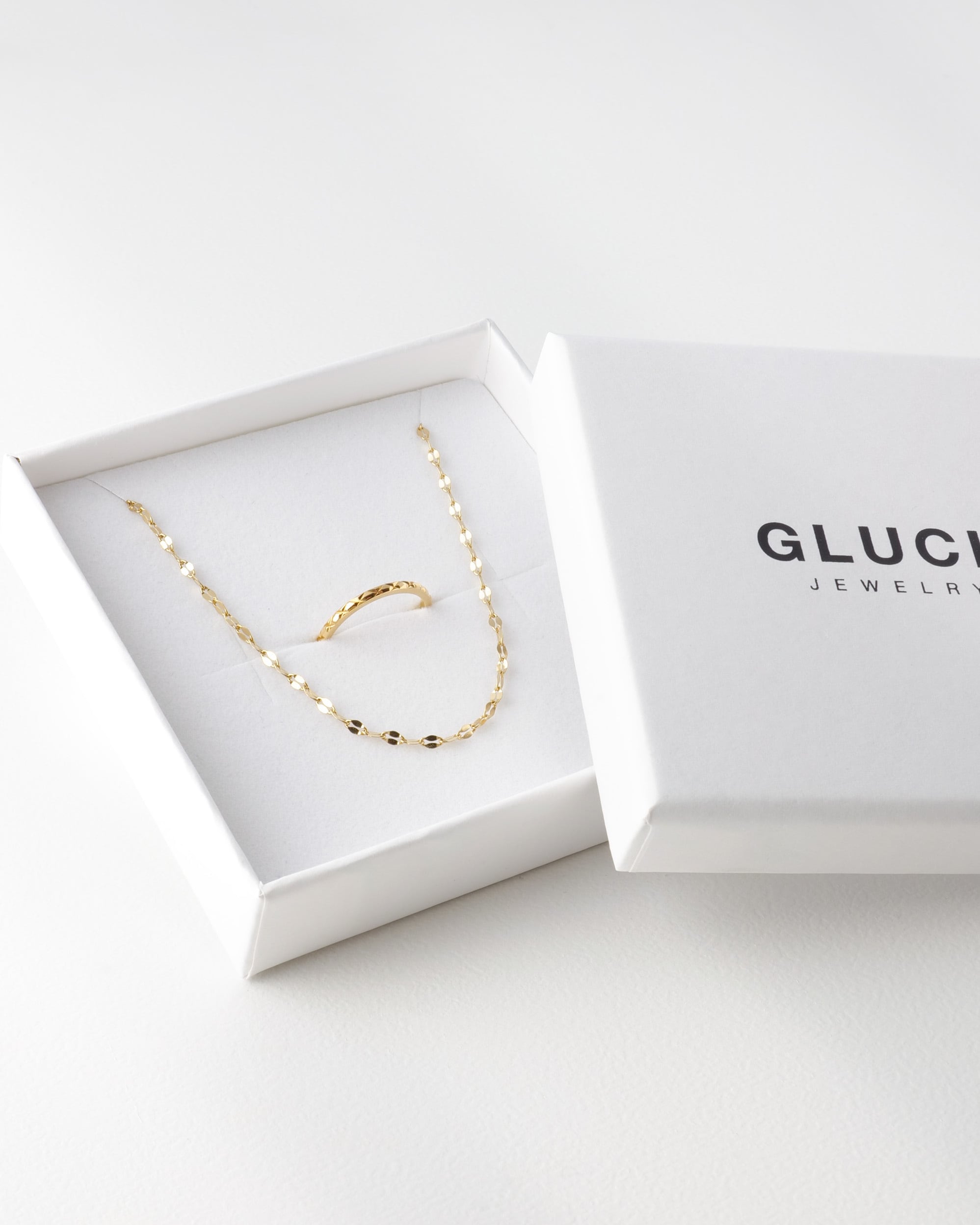 Petal necklace & Cut design ring set ネックレス&リング｜GLUCK（グルック）公式通販サイト