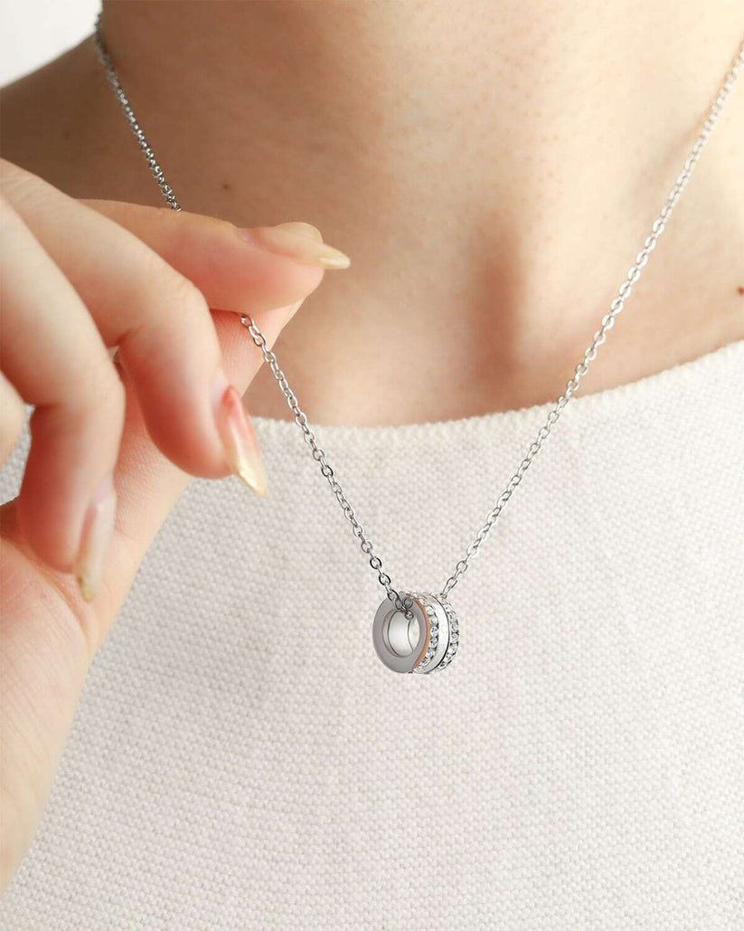 Licht Necklace & Drei Ring, 上品, ギフト