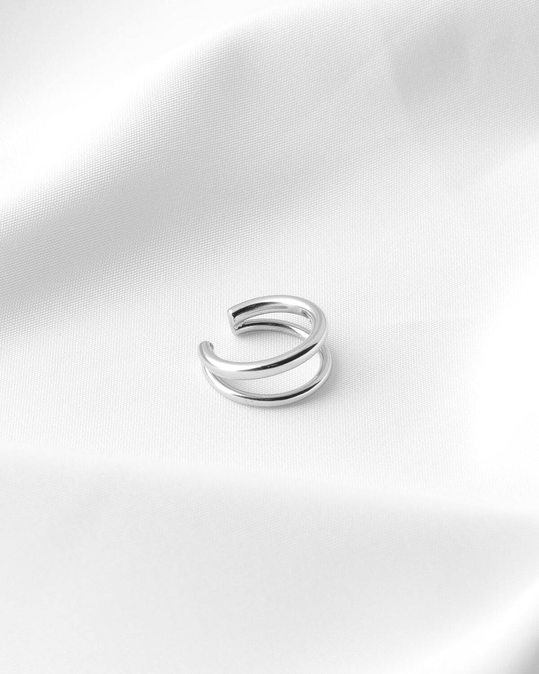 Line Ear Cuff | ミニマル, シルバー