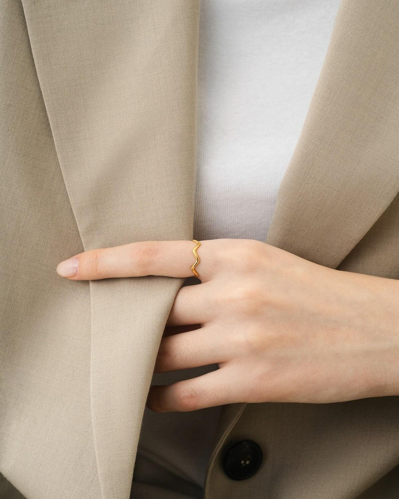 Ripple ring 立体感 ミニマル センス