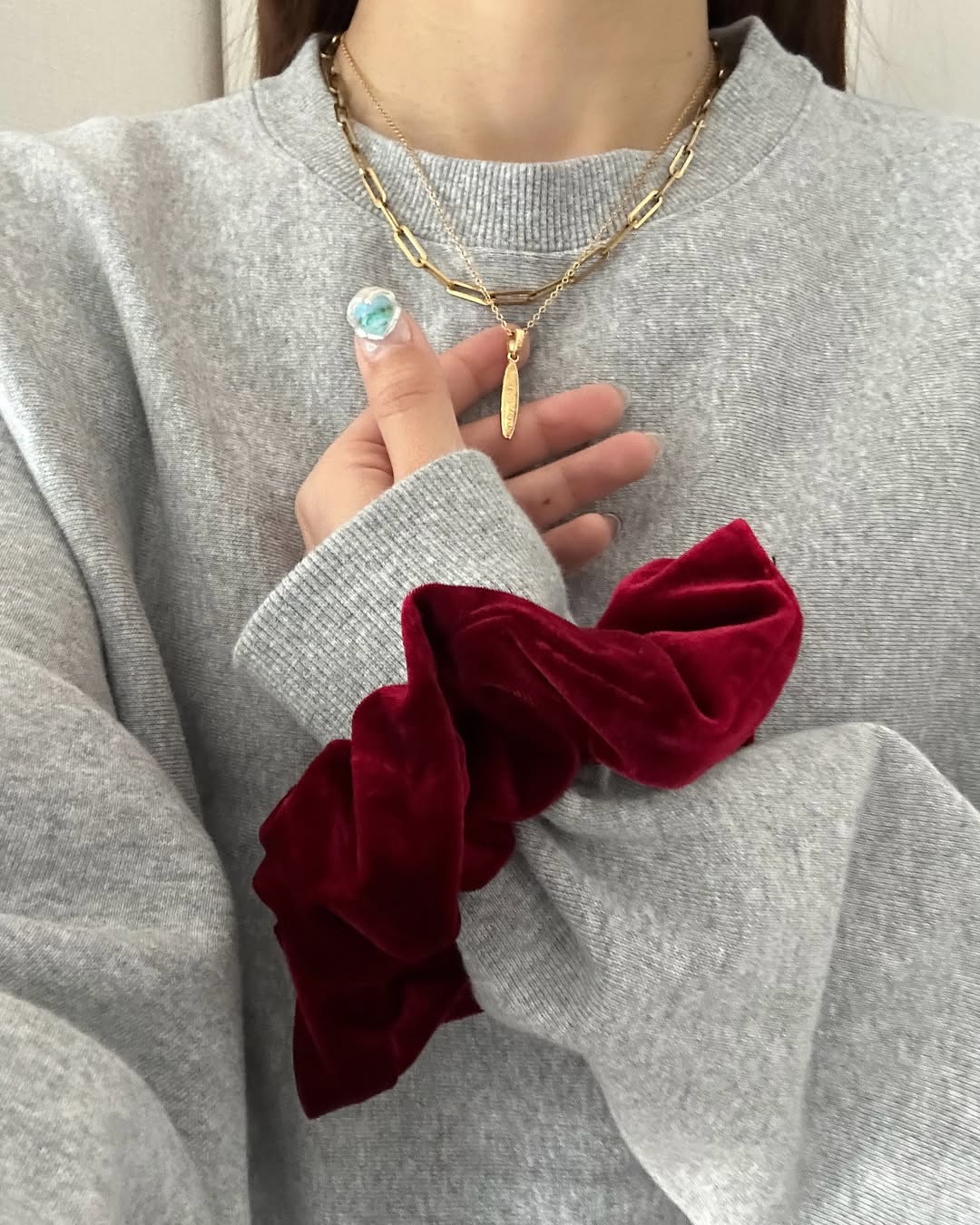 katie_nc_ネックレスゴールドサーフボード