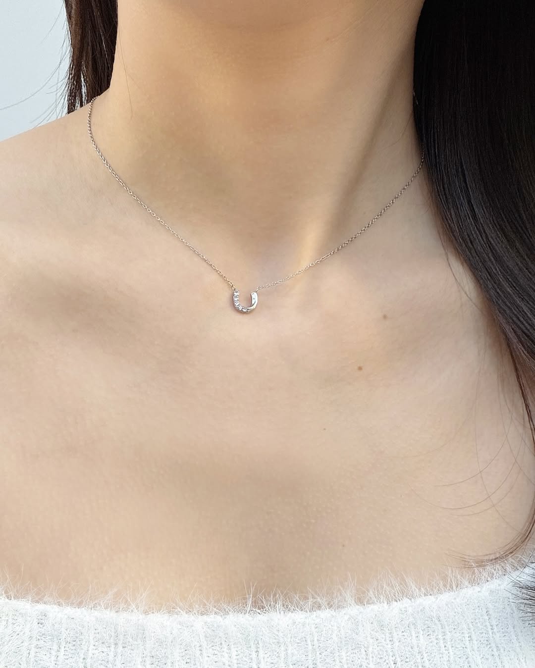 Mini Horseshoe Necklaceシルバー